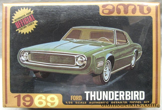 AMT 1/25 1969 Ford Thunderbird - Stock / Custom, Y901-200 plastic model kit